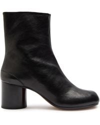 Maison Margiela - Tabi 60 Leather Ankle Boots - Lyst