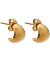 Nina Gordon - Fold Small 14Kt Vermeil Hoop Earrings - Lyst