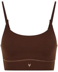 Now You Live - Leamington Stretch-Jersey Bra Top - Lyst