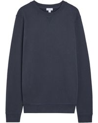 Sunspel - Crew-Neck Cotton Sweatshirt - Lyst