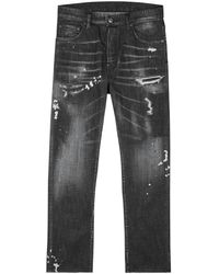 DSquared² - Skater Distressed Skinny Jeans - Lyst