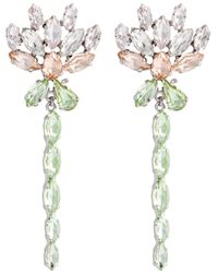 Simone Rocha - Floral-Embellished Drop Earrings - Lyst