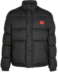 HUGO - Quilted Shell Jacket - Lyst