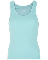 COLORFUL STANDARD - Ribbed Stretch-Cotton Tank - Lyst
