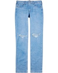 PAIGE Denim Lennox Black Coated Slim 