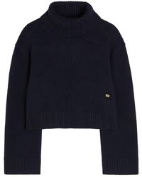 Ganni - Turtle-Neck Wool Jumper - Lyst