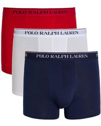Polo Ralph Lauren - Classic Logo-Jacquard Stretch-Cotton Trunks - Lyst