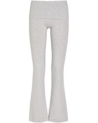 Skims - Foldover Stretch-Cotton Pants - Lyst