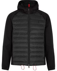 black polo puffer jacket