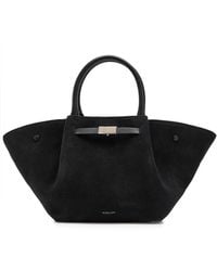 DeMellier - The Midi New York Grained Leather Tote Bag - Lyst