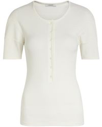 Lemaire - Ribbed Cotton-Blend Top - Lyst