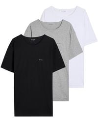 Paul Smith - Logo-Print Cotton T-Shirt - Lyst