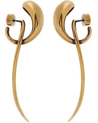 KHAITE - Cyclone Antique 18Kt-Plated Drop Earrings - Lyst