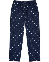 Polo Ralph Lauren - Logo-Print Cotton Pyjama Trousers - Lyst