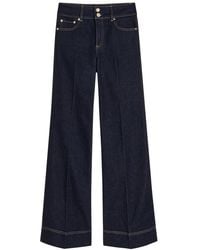 Alice + Olivia - Perfect Wide-Leg Jeans - Lyst