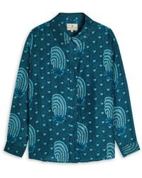 Hannah Artwear - Stevie Printed Silk-Chiffon Shirt - Lyst