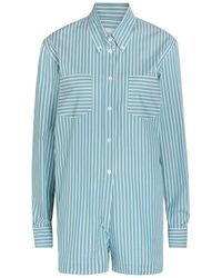 Dries Van Noten - Perris Striped Cotton Jumpsuit - Lyst