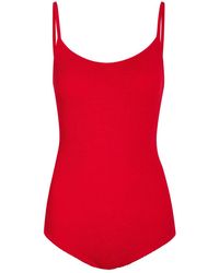 Hunza G - Coverage Pamela Crinkle Swimsuit - Lyst