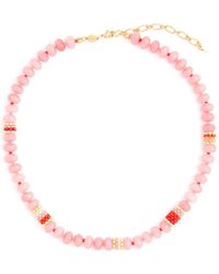 Anni Lu - Barrel 18kt Gold-plated Necklace - Lyst