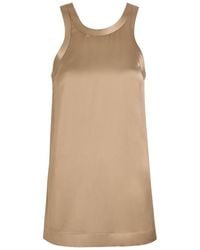 TOTEME - Satin Tank Top - Lyst