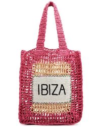 De Siena - Ibiza Beaded Crochet Tote - Lyst
