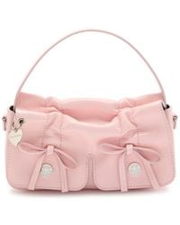 Acne Studios - Mini Multipocket Leather Top Handle Bag - Lyst
