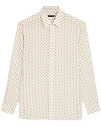 Tom Ford - Paisley-Print Silk Shirt - Lyst