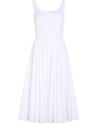 Emilia Wickstead - Nikush Panelled Cotton Midi Dress - Lyst