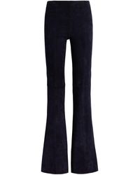 Stouls - Gégé Stretch-Suede Trousers - Lyst
