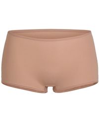 Skims - Stretch-Jersey Boy Shorts - Lyst