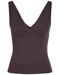 Tala - Dayflex V-Neck Stretch-Jersey Vest - Lyst