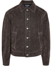 Jacquemus - La Veste De-Nîmes Mirada Brushed Denim Jacket - Lyst