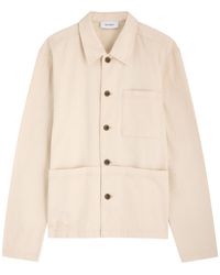 Les Deux - Journey Embroidered Denim Overshirt - Lyst