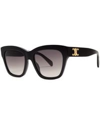 Celine - Oversized Square-frame Sunglasses , Graduated Lenses, Designer Plaque At Temples, 100% Uv Protection - Lyst