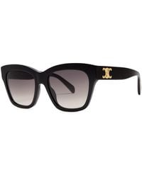 Celine - Oversized Square-frame Sunglasses , Graduated Lenses, Designer Plaque At Temples, 100% Uv Protection - Lyst