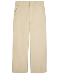 Lemaire - Wide-Leg Silk-Blend Trousers - Lyst
