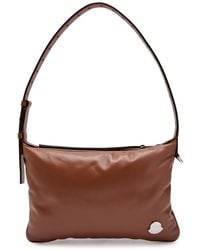 Moncler - Vetta Quilted Leather Shoulder Bag - Lyst