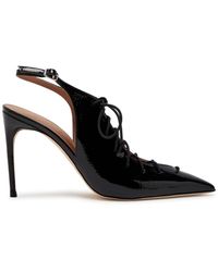 Malone Souliers - Alia 90 Patent Leather Slingback Pumps - Lyst