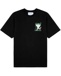 Casablanca - Graphic T-shirt - Lyst