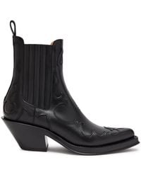 Gabriela Hearst - Cassidy Leather Ankle Boots - Lyst