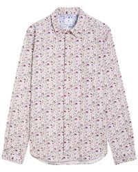 Paul Smith - Patterned Tailored Fit Stretch-Cotton Shirt - Lyst