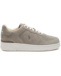 Polo Ralph Lauren - Masters Court Panelled Suede Sneakers - Lyst