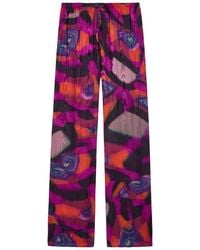 Dries Van Noten - Puvis Printed Woven Trousers - Lyst