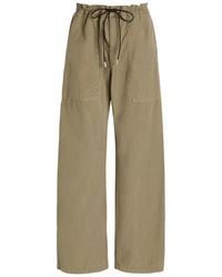 FRAME - The Gallery Straight-Leg Trousers - Lyst