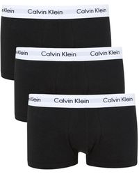 Calvin Klein - Stretch-Cotton Low-Rise Trunks - Lyst