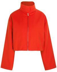 Alaïa - Layered Padded Cotton Jacket - Lyst