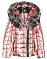 Popski London Aspen Metallic Jacket - Pink