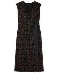 Huishan Zhang - Shade Metallic Tweed Midi Dress - Lyst