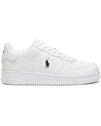 Polo Ralph Lauren - Masters Court Leather Sneakers - Lyst