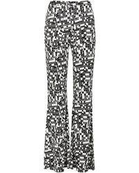 Diane von Furstenberg - Brooklyn Printed Flared Jersey Trousers - Lyst